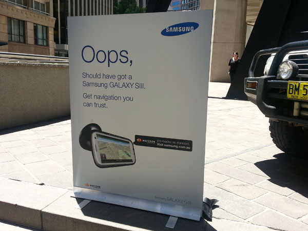 Samsung Takes Shot at Apple Following Australia Maps Debacle