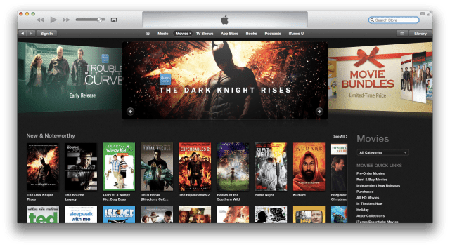 Movies Are Now Available in 42 of the Newly Opened iTunes Stores