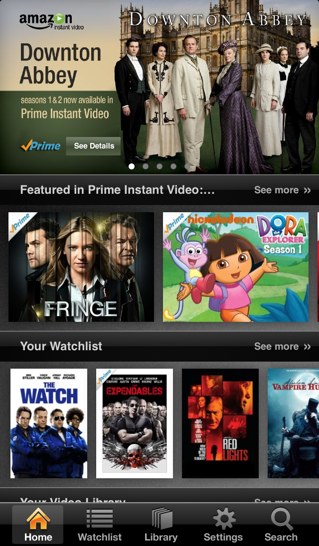Amazon Instant Video is Now Available on the iPhone