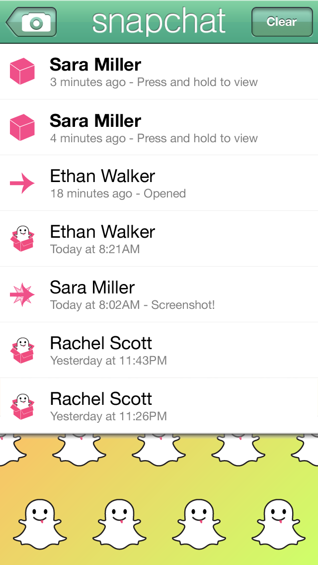 Snapchat App Gets Video, Fullscreen Preview