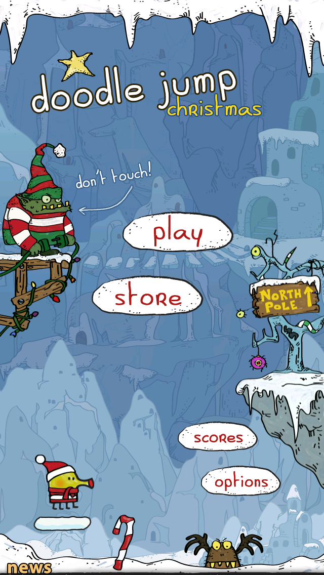 Doodle Jump Christmas Special 2.0 Released for iOS