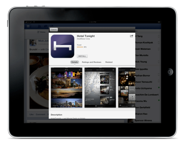 Facebook Mobile Ads Can Now Install Apps Without Launching the App Store