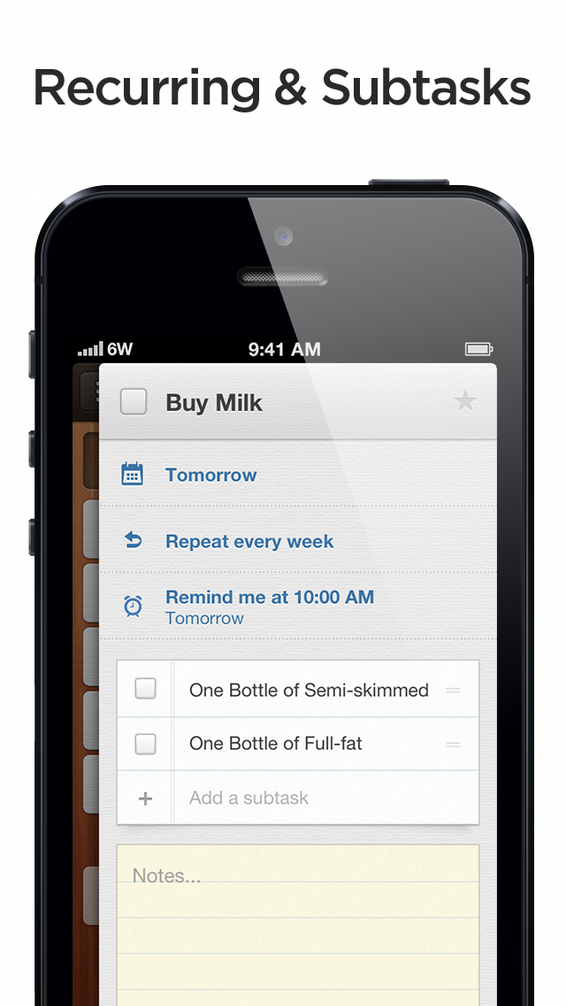 Wunderlist 2.0 Released for iPhone and OS X