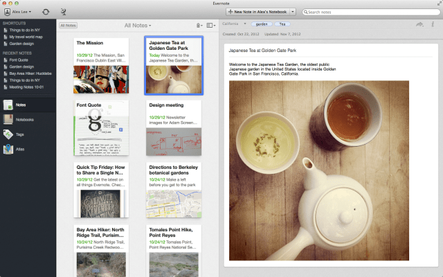 Evernote for Mac is Updated With Various Improvements