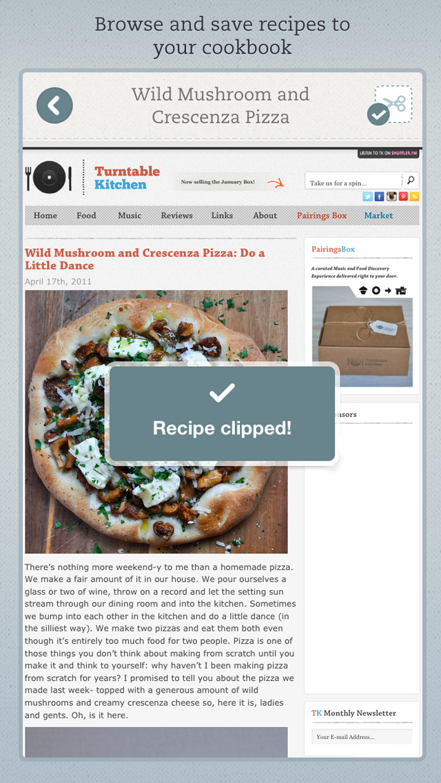 Evernote Food is Completely Redesigned and Now Available for iPad