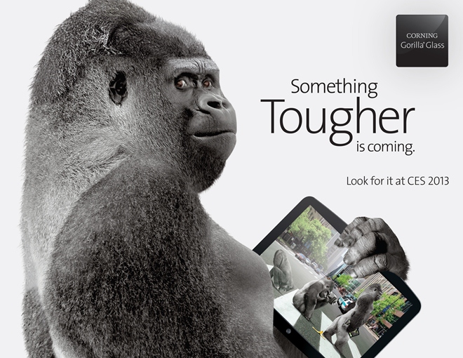 Corning to Debut Gorilla Glass 3 at CES 2013