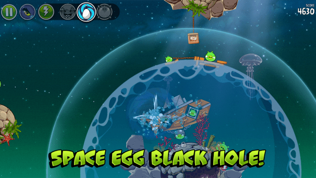 Angry Birds Space is Updated With New Splash Galaxy