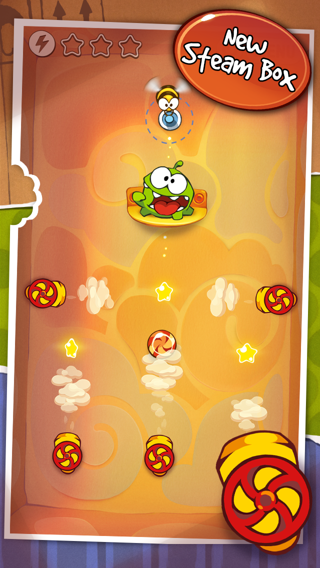 Cut the Rope Gets New Steam Box With 25 More Levels