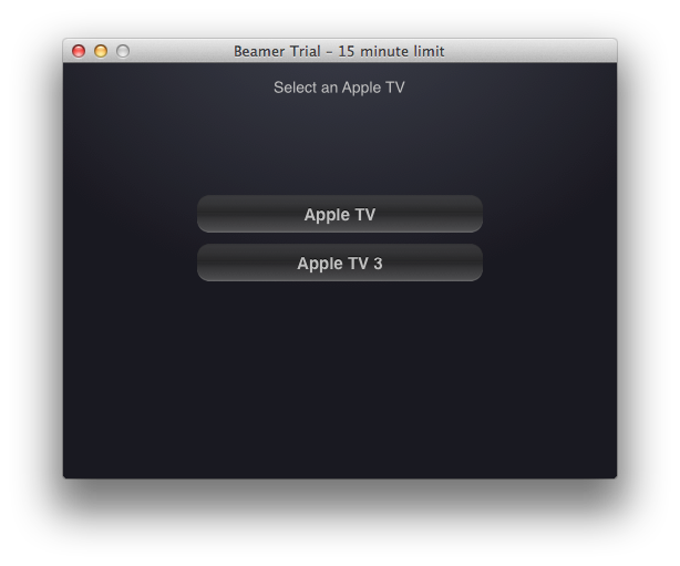 Beamer Sends Video in Any Format to Your Apple TV for Playback