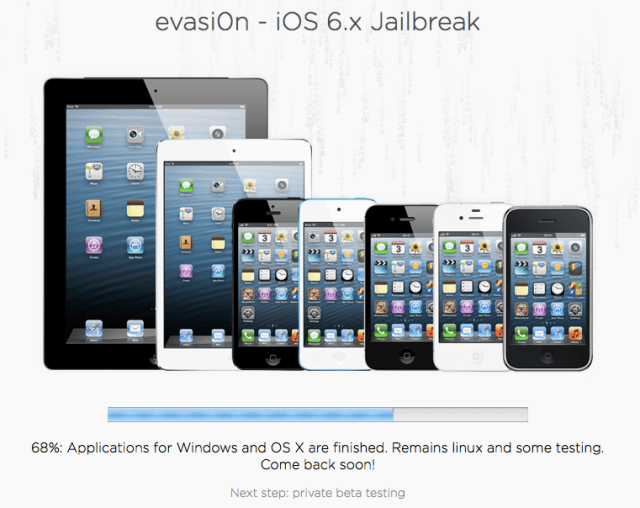 Evasi0n Jailbreak Status Update: Windows and OS X Applications Are Finished