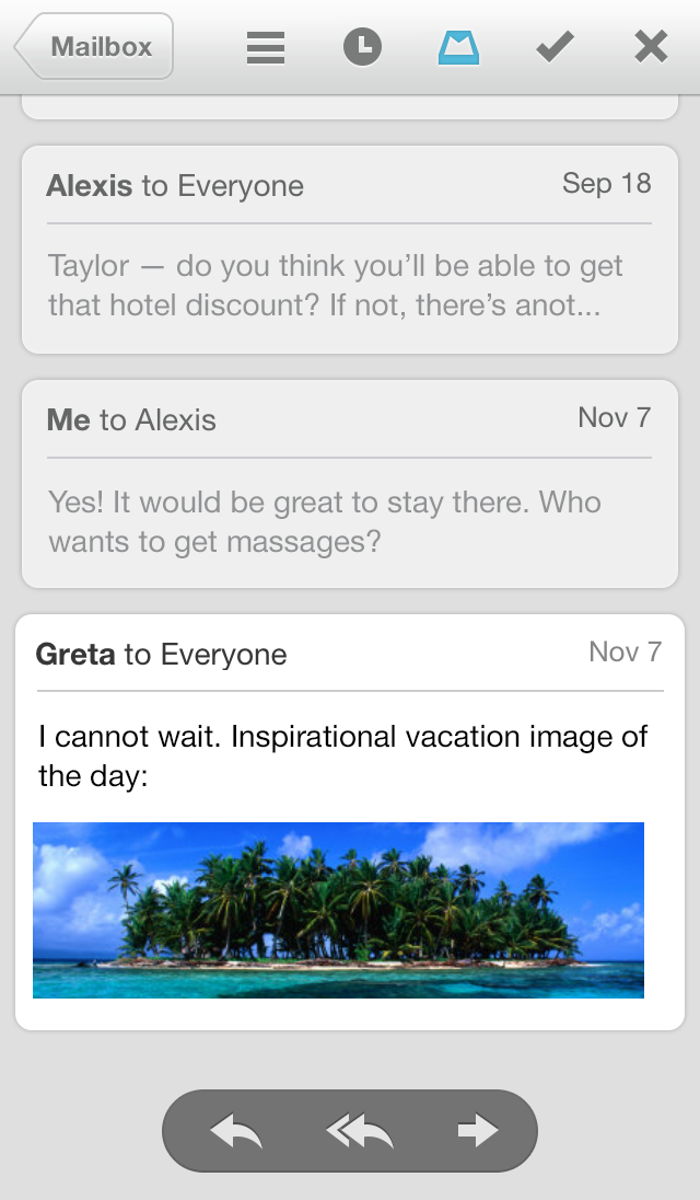 Mailbox App Arrives for the iPhone