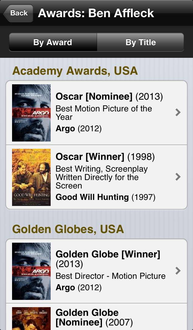 IMDb App is Updated Ahead of the Oscars