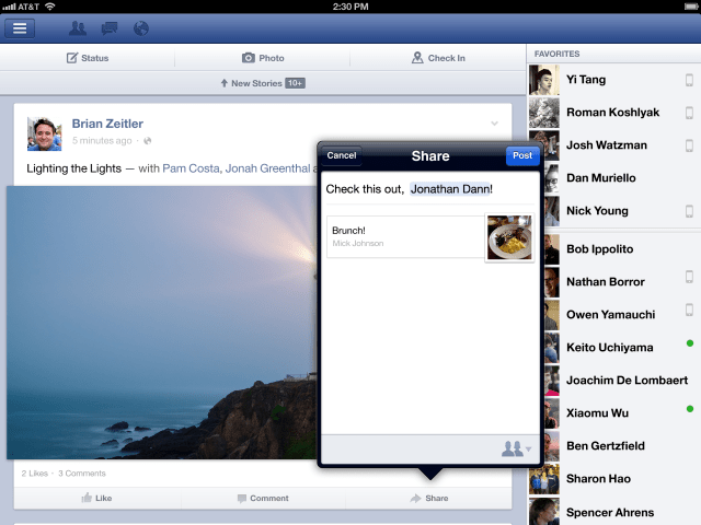 Facebook App is Updated With Improved Buttons to Like, Comment, Share