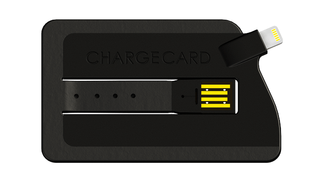 The ChargeCard Credit Card Sized iPhone 5 USB Cable is Now Available to Pre-Order