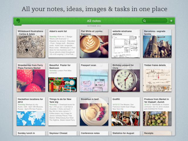Evernote for iOS is Updated With a New Snippet View, Better PDF Viewing, More
