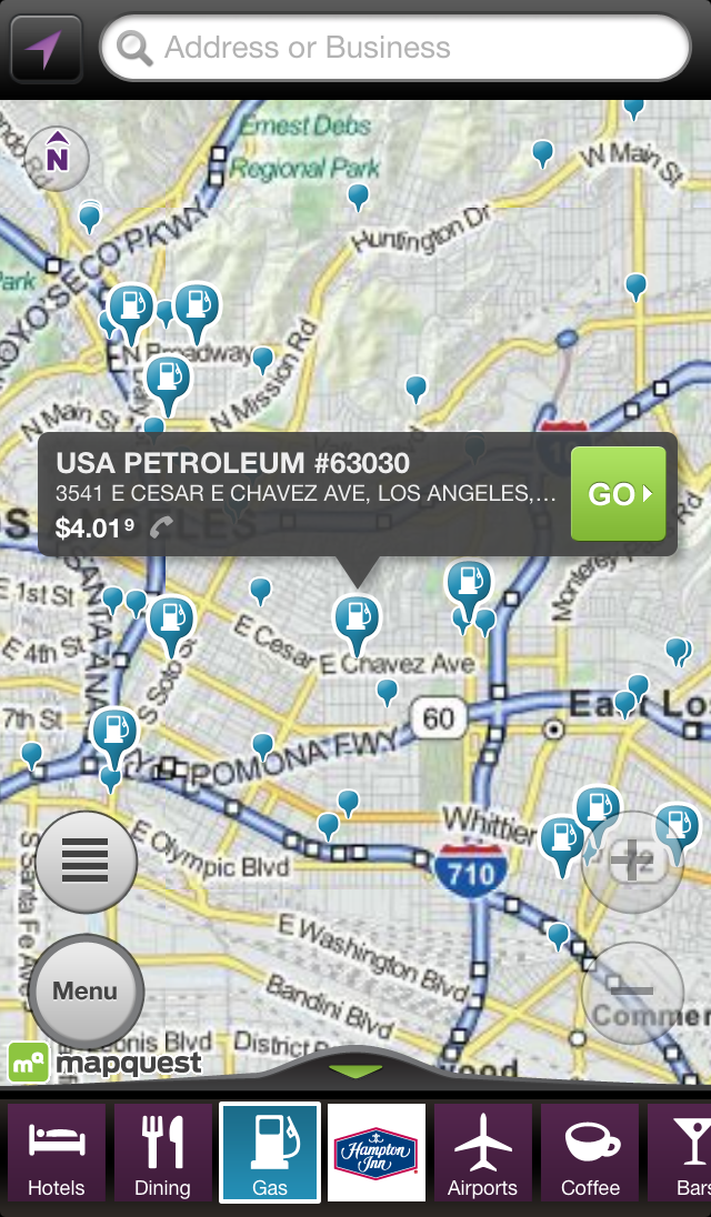 MapQuest for iPhone Gets Traffic-Optimized Routing
