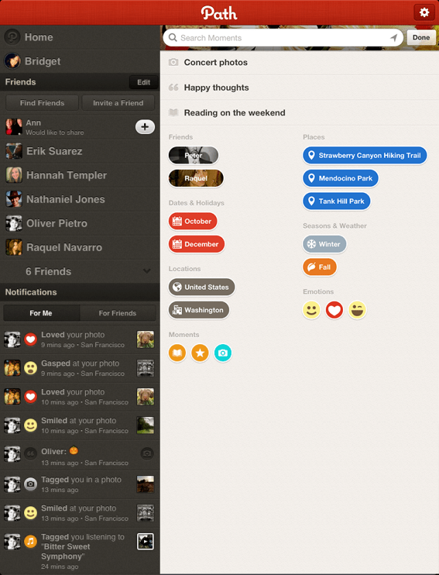 Path App is Updated With Messaging, Photo Filters, Stickers