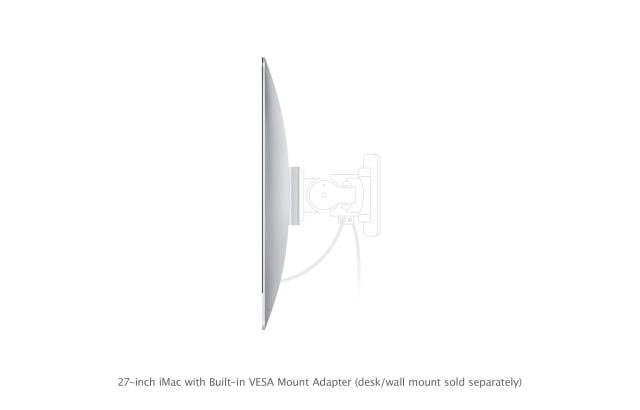 Apple Releases New iMac With Built-in VESA Mount Adapter
