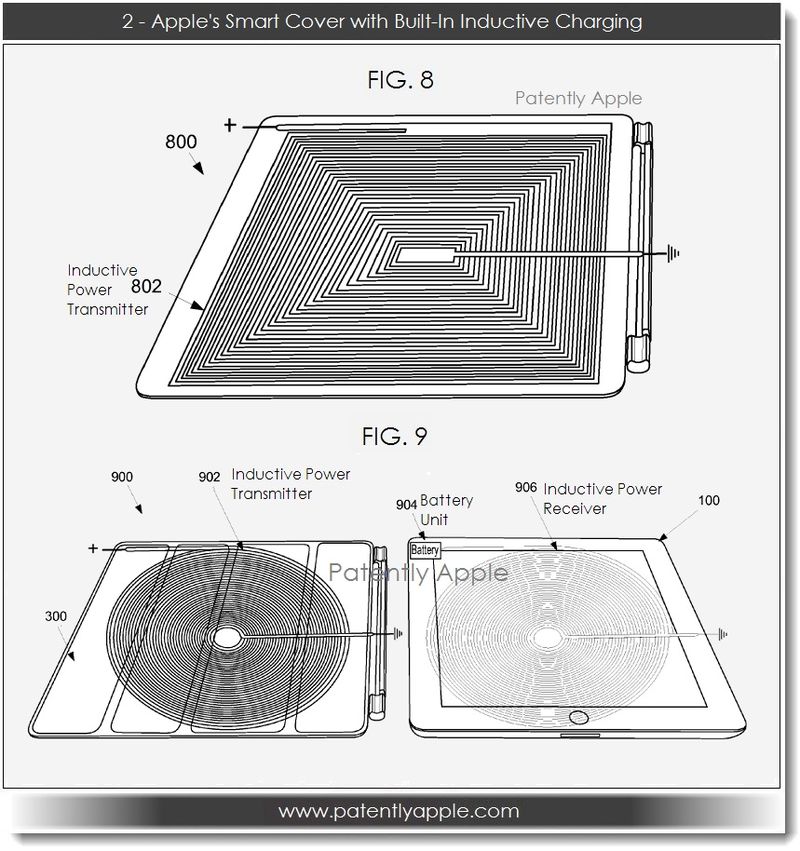 Apple Patents iPad Smart Cover With Wireless Inductive Charging