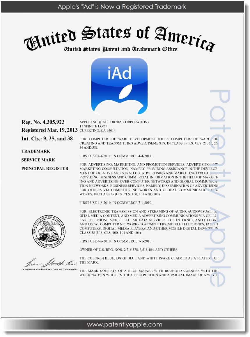 Apple is Granted the Trademark for &#039;iAd&#039;