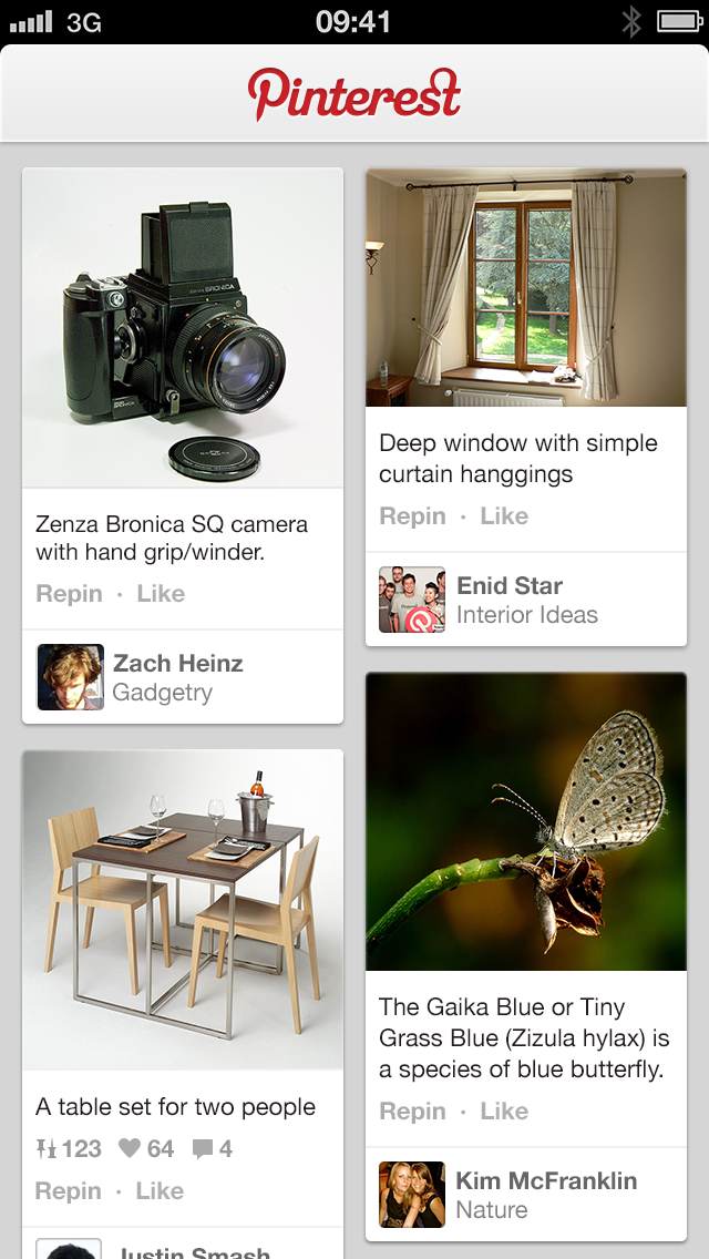 Pinterest App Gets Profile Editing, Improved Pin Discovery, Close-Up View