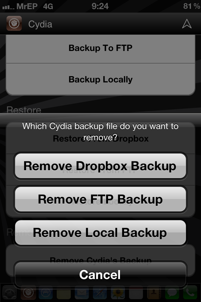 iBye Adds Support for Backing Up and Restoring Your Data on iOS 6