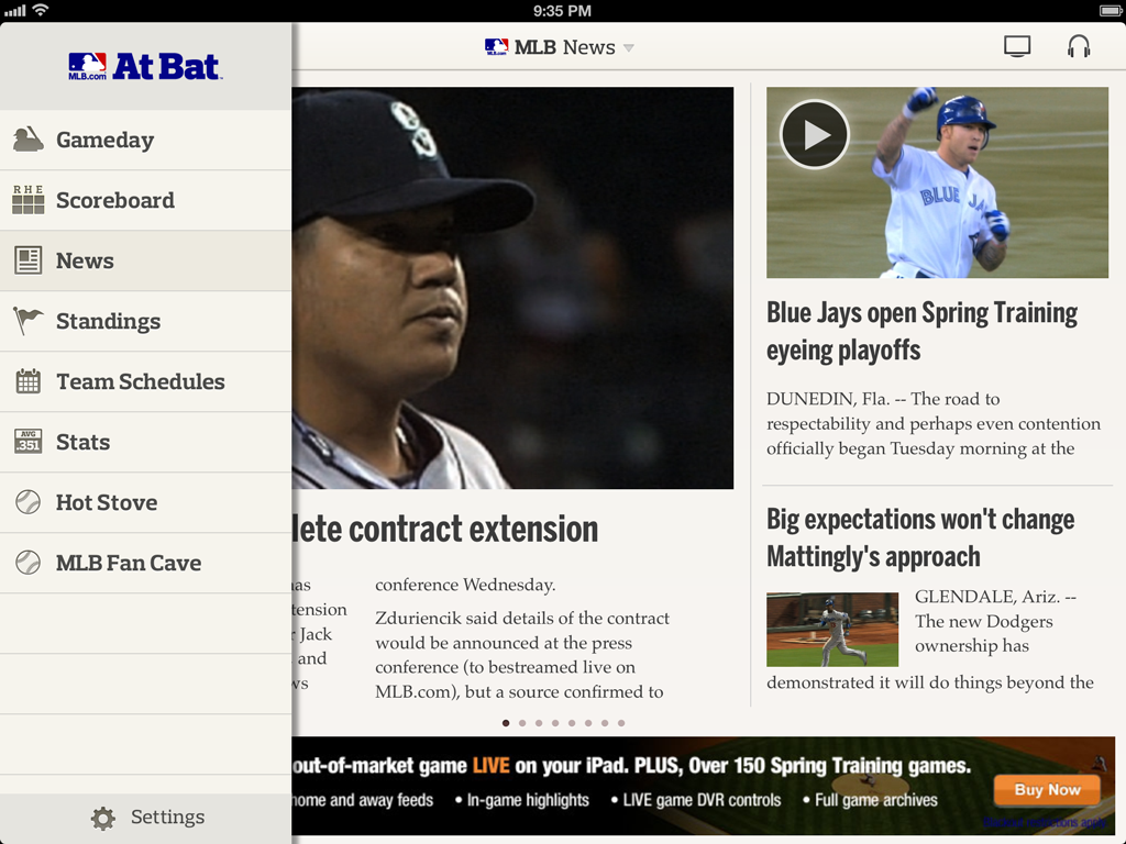 MLB.com At Bat Gets Improved Design, Live Audio Access, More