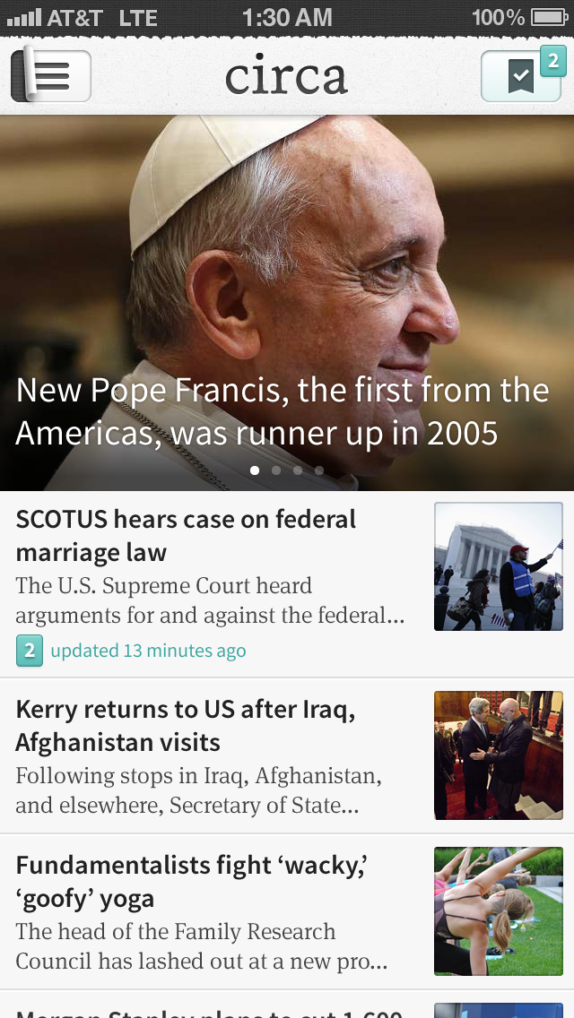 Circa News App Gets Performance Improvements, Updates to Followed Stories