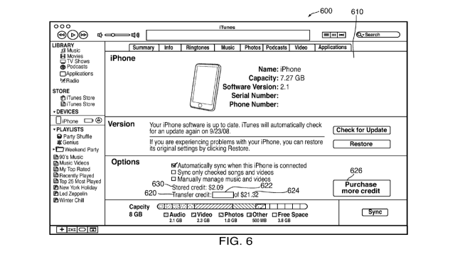 Apple Patents Offline iTunes Purchases Using Credits