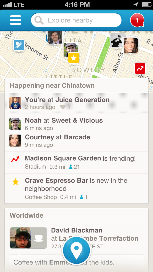 Foursquare 6.0 Released for iPhone