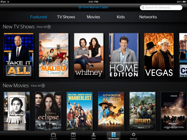 Time Warner Cable Will Add Live TV Streaming to Its iOS App Tomorrow