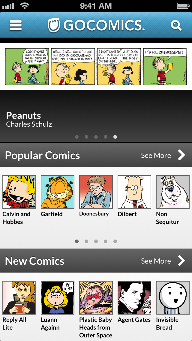 New GoComics App Brings Over 20 Years of Comic Strips to iOS