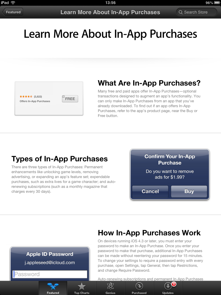 Apple Adds &#039;Learn More About In-App Purchases&#039; Section to App Store