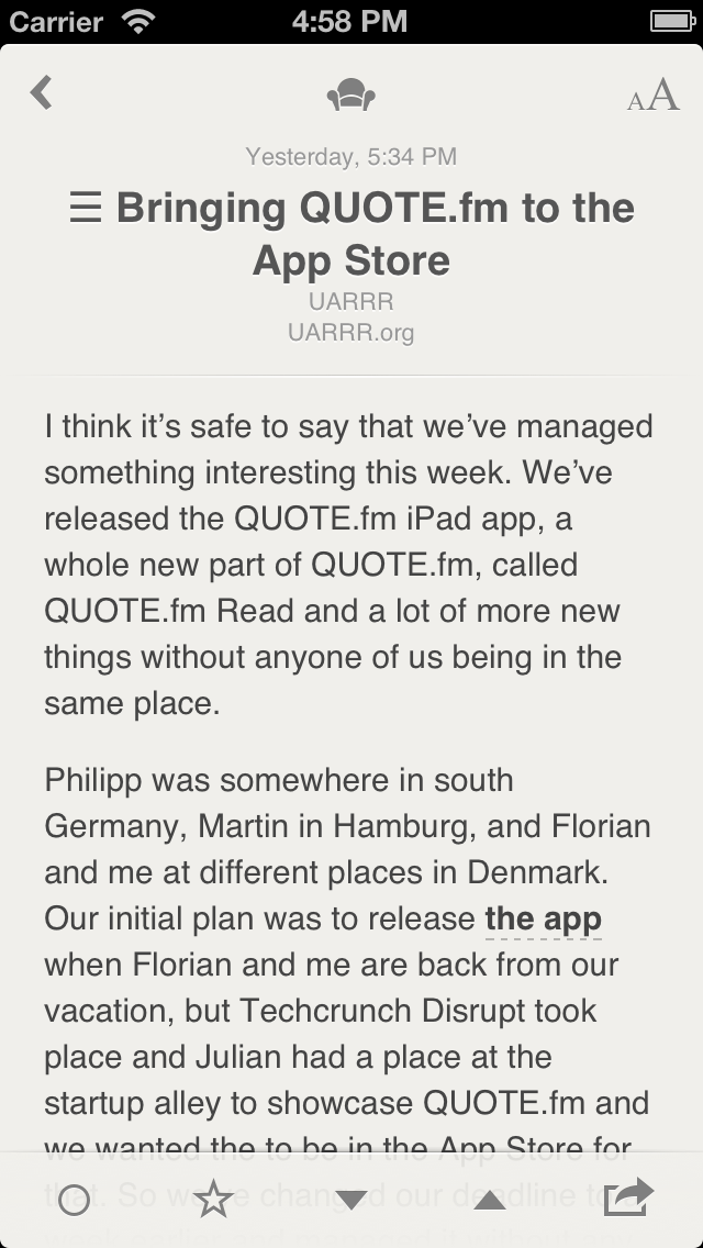 Reeder App is Updated With Feedbin and Standalone RSS Support