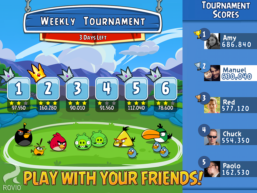 Angry Birds Friends Released for iOS