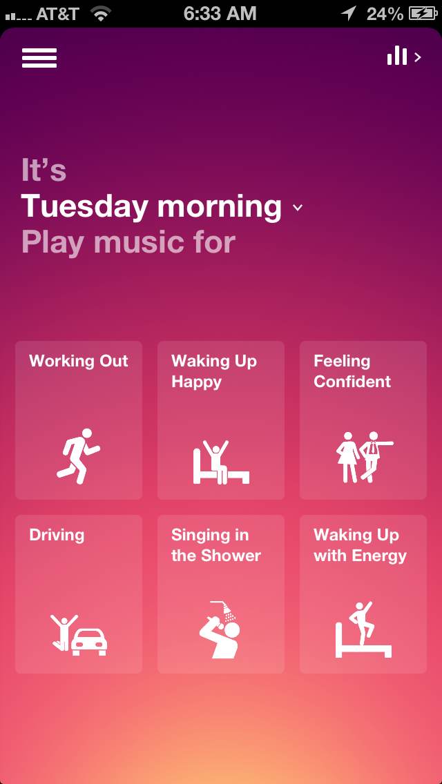 Songza App Streams Music for What You&#039;re Doing