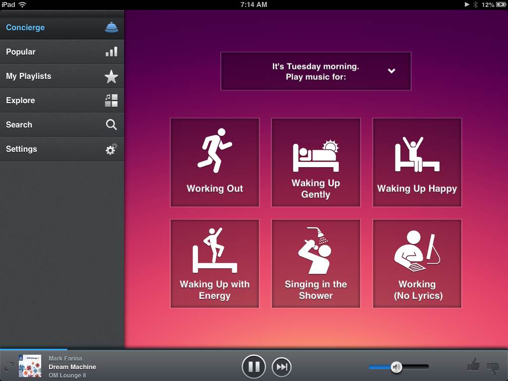Songza App Streams Music for What You&#039;re Doing