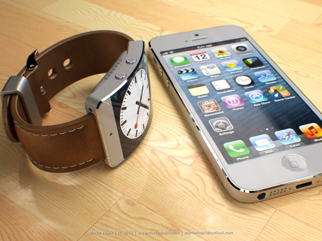 New Renderings of iWatch Concept With Leather Strap [Images]