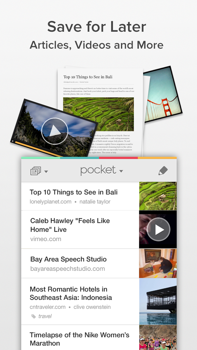 Pocket App is Updated, Gets Support for Drafts App