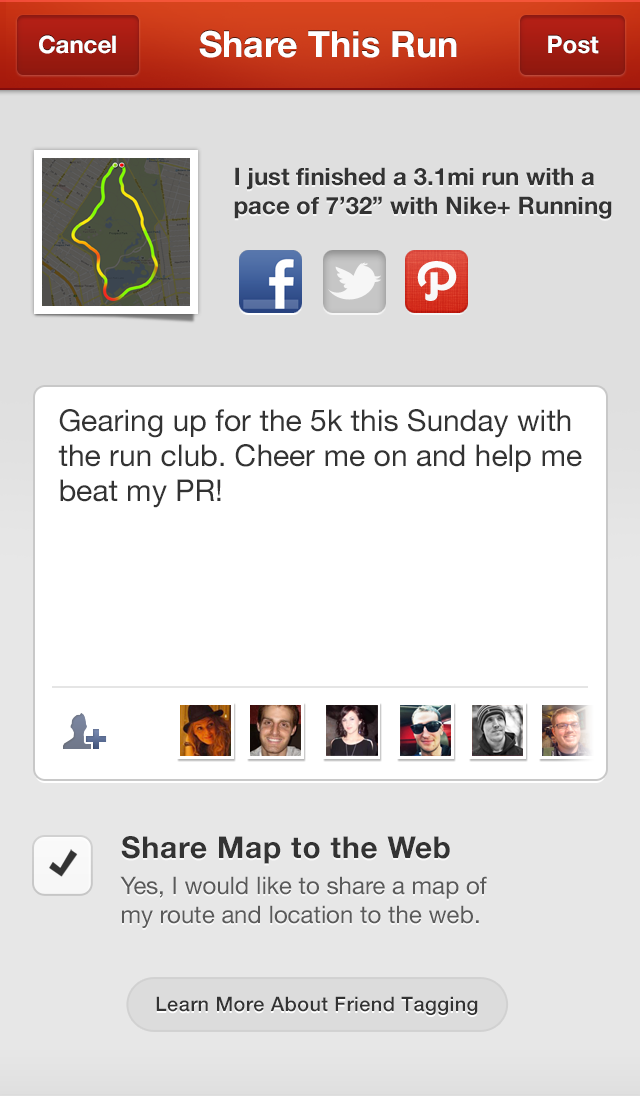Nike+ Running App Gets Swipe to Lock Gesture, Run Level Based Screen Colors