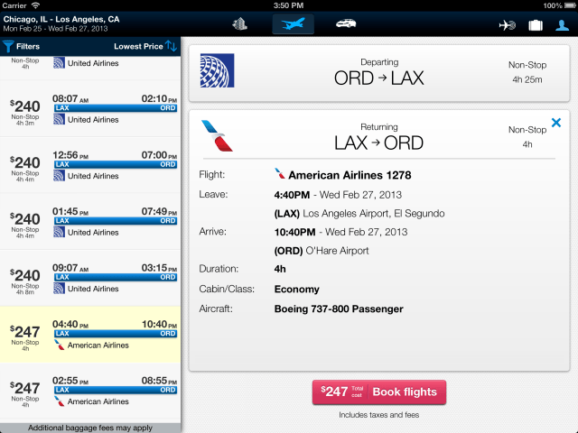 Orbitz Apps Gets Improved Airfare Search, Adds Trips to Calendar