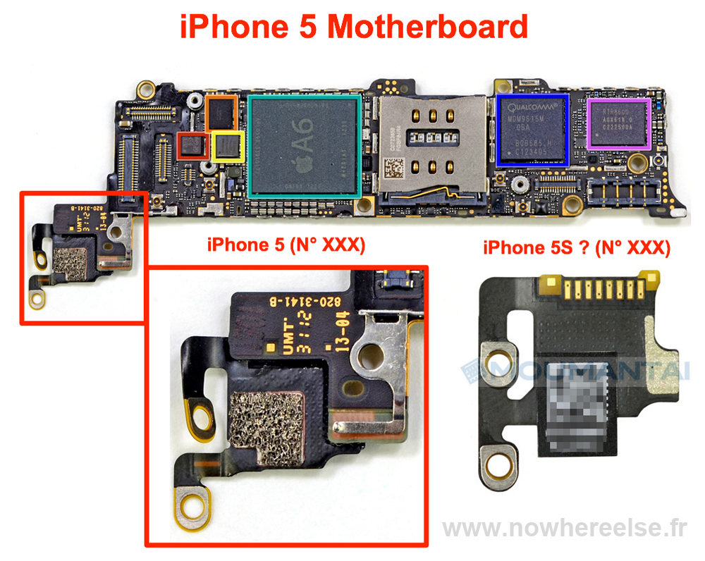 New Iphone 5s Component Leaked   Photos