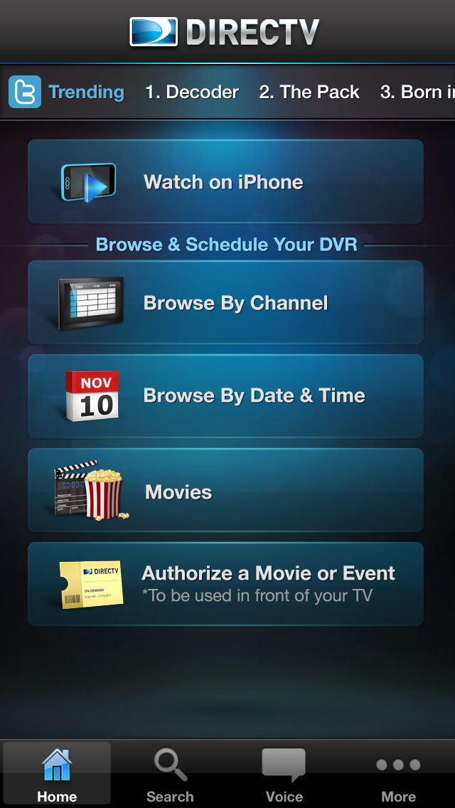 DIRECTV iPhone App Gets Voice Search iClarified