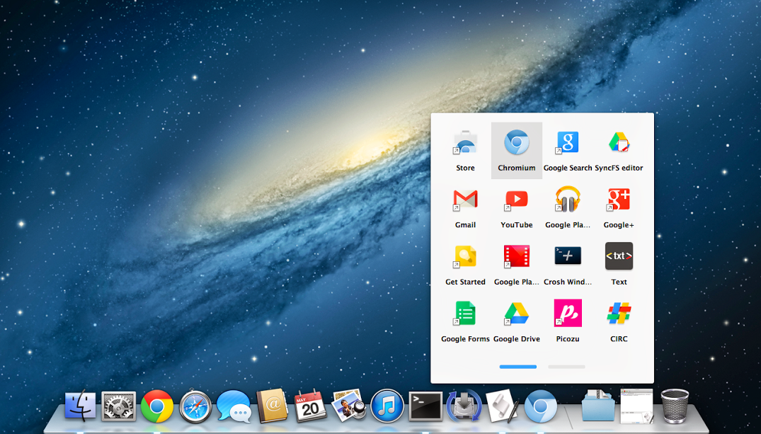 Chrome OS App Launcher Ported to Mac via Chromium for OS X
