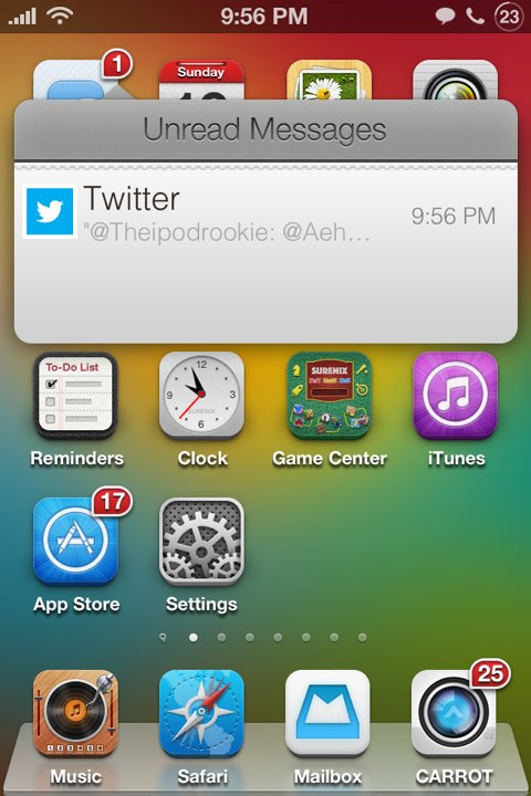 Badger Tweak Lets You View Notifications Directly From App Icons