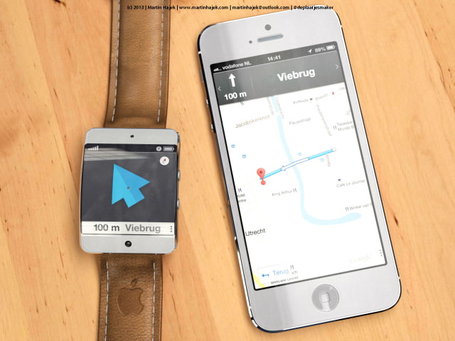 iWatch Concept Updated With Maps Interface [Gallery]