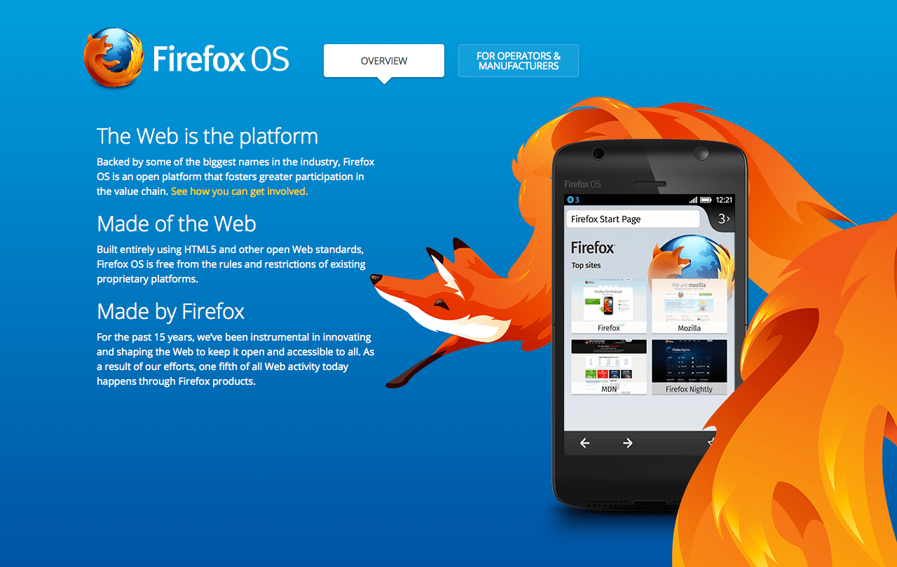 Firefox OS specifications