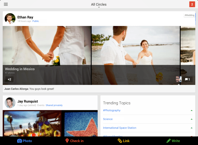 Google+ App Gets New Photos Features, Comment Editing, More