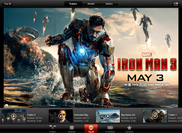Apple Updates iTunes Movie Trailers App, Lets You Choose Between HD or SD Quality