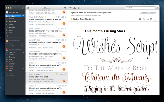 Airmail is a Great New Mail App for Mac OS X